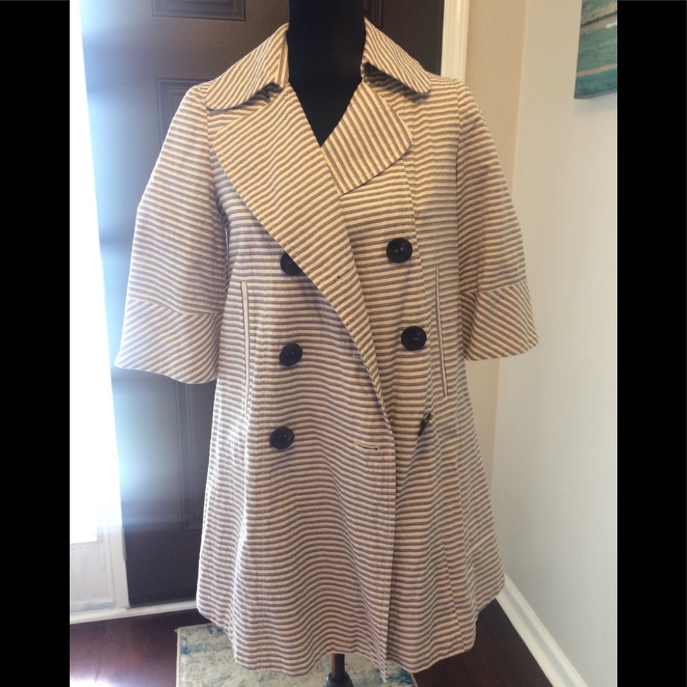 F21 Striped  Jacket
